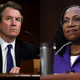 (L) Photo by Andrew Harnik - Pool/Getty Images, (R) Photo by SAUL LOEB/AFP via Getty Images